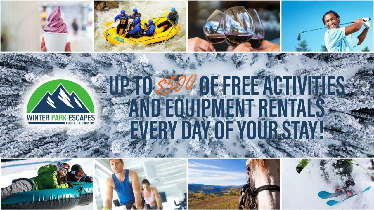 Ski In-Out Luxury Condo #4474 With Huge Hot Tub & Great Views - 500 Dollars Of Free Activities & Equipment Rentals Daily Winter Park Dış mekan fotoğraf